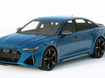 Audi RS6 Sedan 2020 3D model