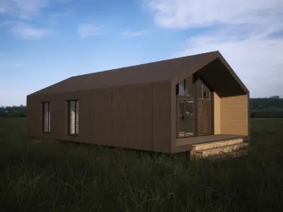 Modern House Visualization-Twinmotion-High Quality 3D Scene 3D model