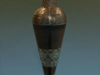 Medieval Flower Vase 9 Low-poly 3D model