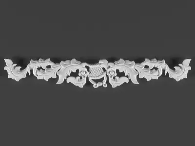 8 ornamental classic decoration 3d model kitbash vol 11 3D model