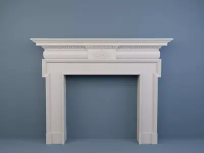 Georgian style fireplaces series No10 3D model