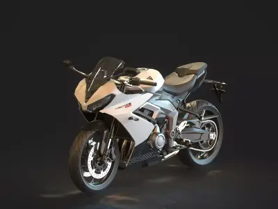 Base model  Triumph Daytona 660 2024 3D model