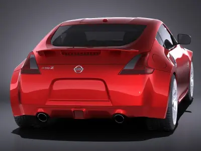 Nissan 370z 2017 VRAY 3D model