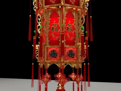 Chinese Palace Lantern 3D model