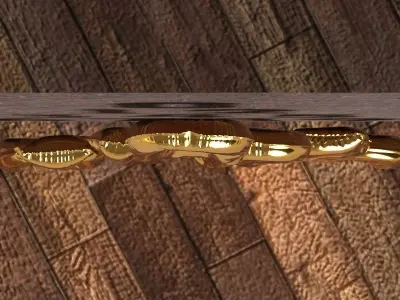 Inflated Foil Numeric Balloons 3D model