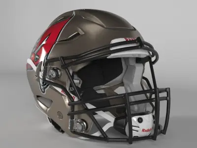 TAMPA BAY BUCCANEERS Helmet Football NFC SOUTH PBR update 2025 3D model