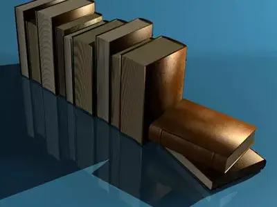 Old books 3D model