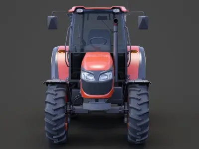 Generic Tractor 01 3D model