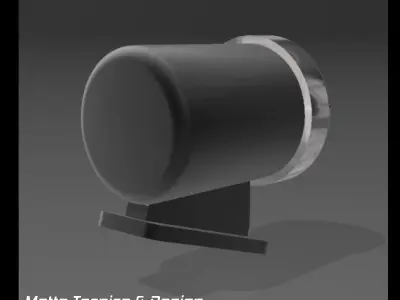 Dash manometer for scale autos in 1 24 scale 3D print model