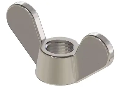 Steel Wing Nut 3D print model