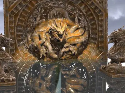 Asian Dragon Kit bash 3D model