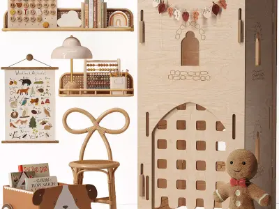 Pursuit of Adventure Turret  Fort and Decor for Kids N03 3D model