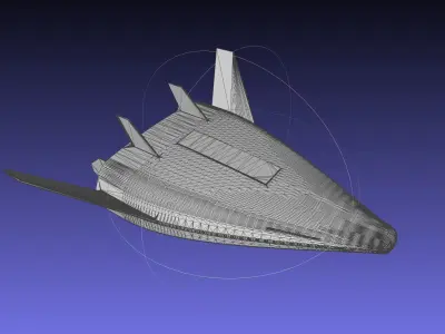 Venture Star X-33 SSTO Concept Miniature 3D print model