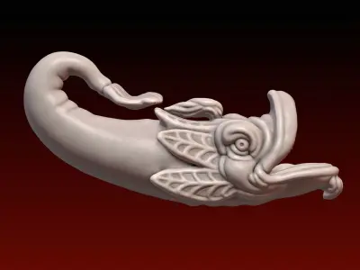 Stylized Decorative Fish 3D print model