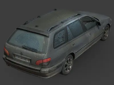 Peugeot 406 Estate RAW Scan 3D model