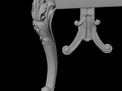 chair ornate 3D model