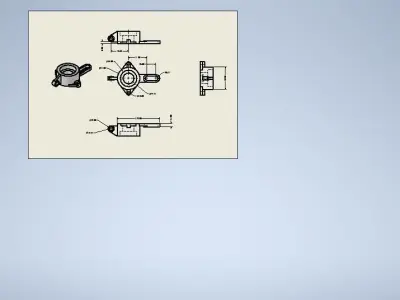 control bracket 3D model