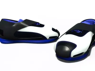 Car Inspired Shoe Design 3D model