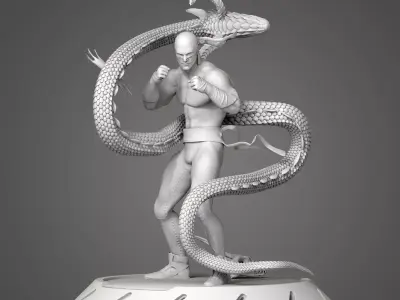 Iron Fist 3d model print 3D print model