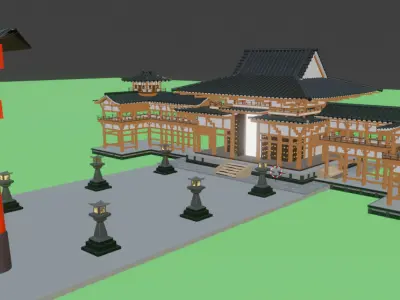 BYODO IN TEMPLE 3D model