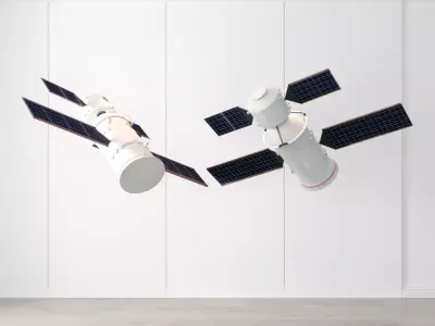 Modern Vehicle s Space 3D model