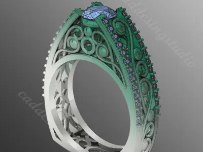Ring bi138 3D print model