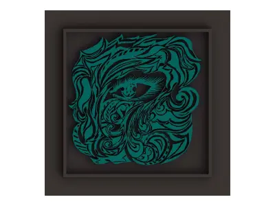 3D Art Surface Modeling - Catch Eyes 3D model