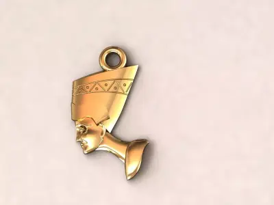 Cleopatra pendant 4 3D print model