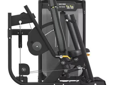 Ultra Converging Chest Press 3D model