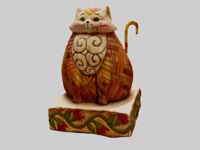 Ceramic Cat 3D model