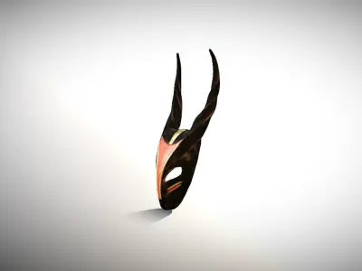 Karikpo style mask for 3D print 3D print model
