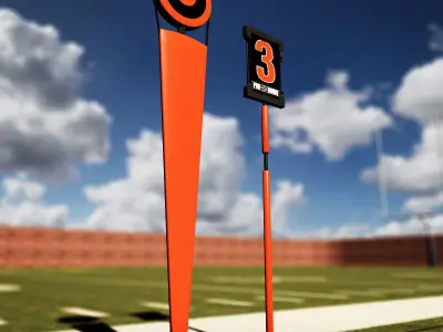 Football Chain Set 3D model