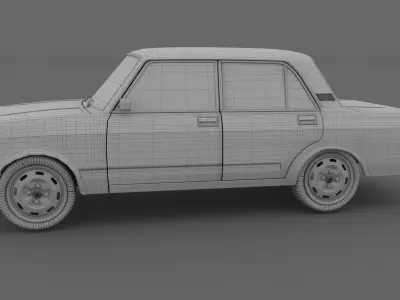 Lada Nova Riva HDRI 3D model