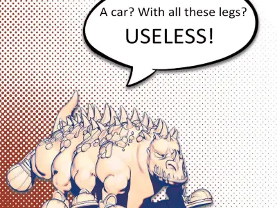 TomOLeg TUSSLE FOR VICTORY 3D print model