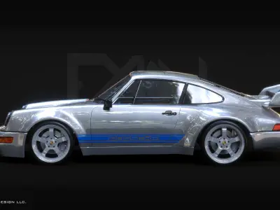 Transformers ROTB Porsche 911 Mirage 3D model