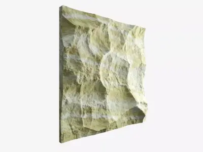 268-RockPanel piece of rock 3D model