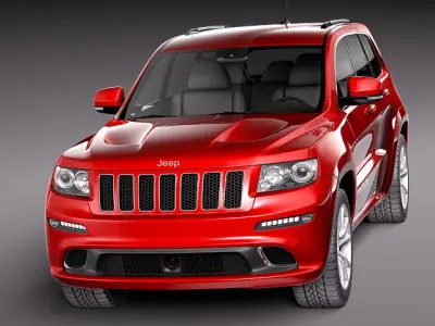 Jeep Grand Cherokee SRT8 2012 3D Model 3D model