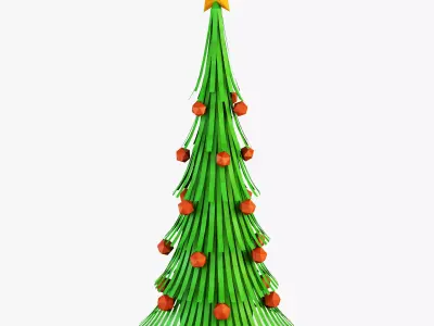 Christmas Tree Paper v 1 3D model