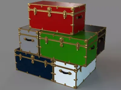 XXL Vinyl Dorm Trunk 3D model