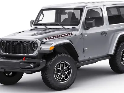 Jeep Wrangler 2 door 2024 3D model