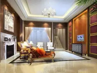 Living room interior 3d model 3D model
