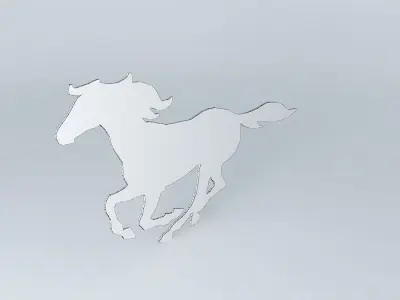 horse wall decor recorte de amdeira cavalo wall art arte Free 3D model