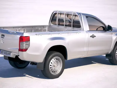 Mitsubishi L200 regular cab 2019 3D model