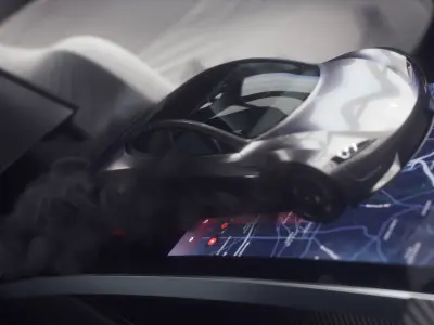 Tesla Roadster 2 Electric Supercar Low-poly 3D model