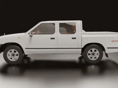 Nissan DDSN 2 Cabin Low-poly 3D model