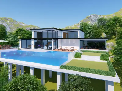 Ultra Modern Villa  3D model