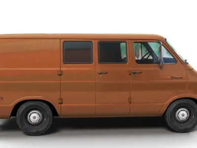 Dodge Tradesman 1971 van 3D model