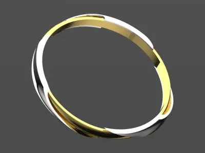 Womens Bangle Bracelet Model bg0037 3D print model