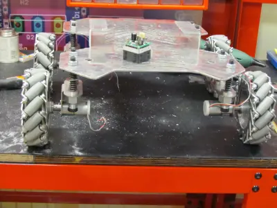 Mecanum wheel robot  3D model