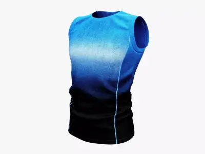 Mens Sport Shirt Set3 Low-poly 3D model